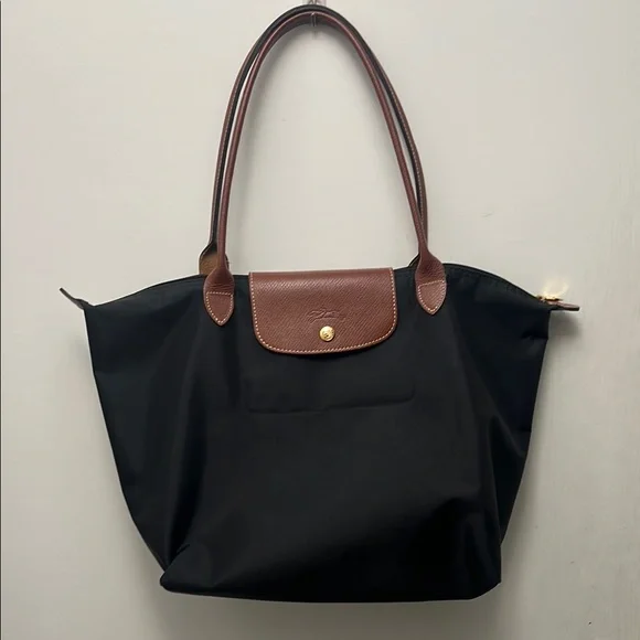 Longchamp Black Le Pliage Large Tote Bag - Picture 1 of 7